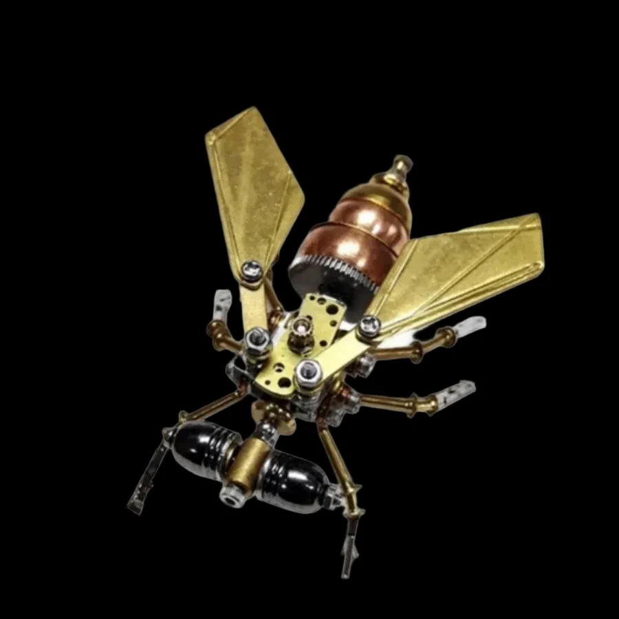 Amazing 3D Puzzle Little Fly Model - Metal DIY Assembly Toys for All_9