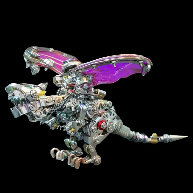 DIY Metal Colorful Dragon Model Kit - 630PCS for Adults & Teens_3