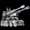 Punk Variable Precision 3D Metal Assembled Tank Model Puzzle for Adults and Kids