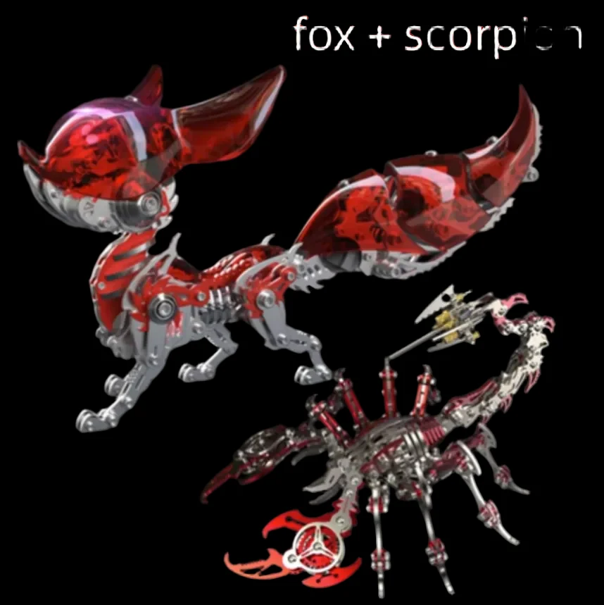 Amazing 3D Metal Puzzles - Mechanical Linglong Fox for All Ages_6