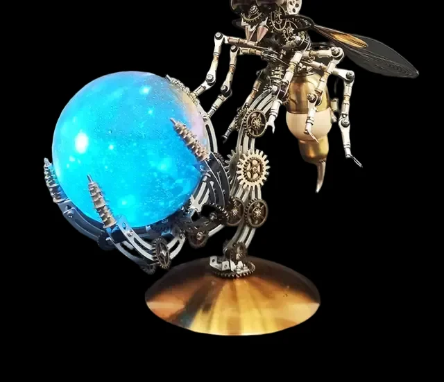 3D Metal Puzzle Wasp Assembly Kit - DIY Toy for All Ages_10