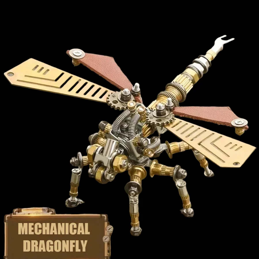 Exquisite 3D Metal Steampunk Insect Puzzle Kit - DIY Ornament Gift_10