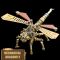 Exquisite 3D Metal Steampunk Insect Puzzle Kit - DIY Ornament Gift